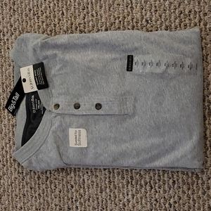 St. John's Bay Men's 4xl 3-Button Henley